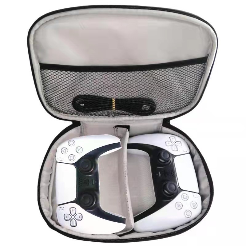 Travel Accessories Kit Bag - Dual Controller Carrying Case for PS4