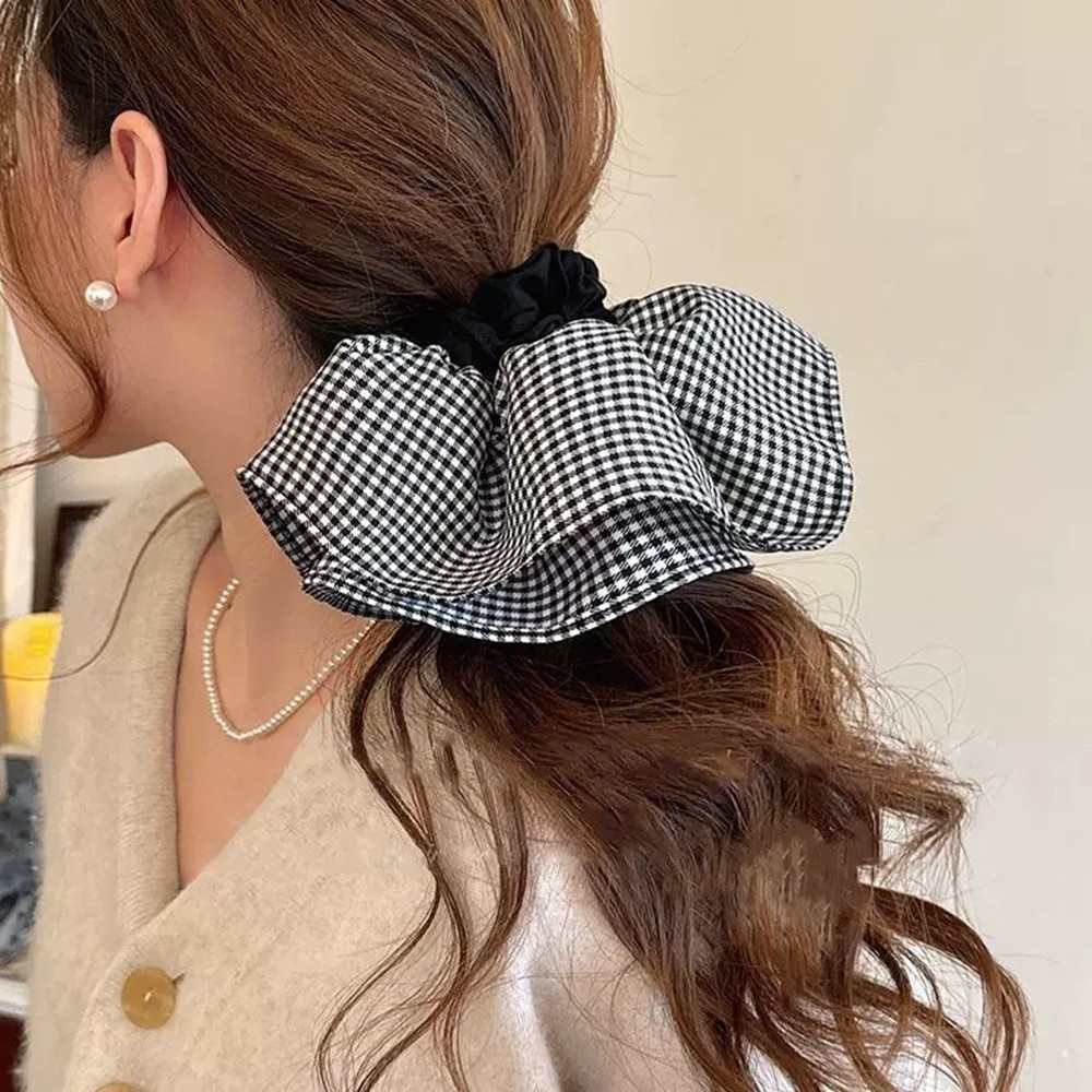 Extra Large Plaid Hair Ties El - đánh giá và giá Travel Accessories High End