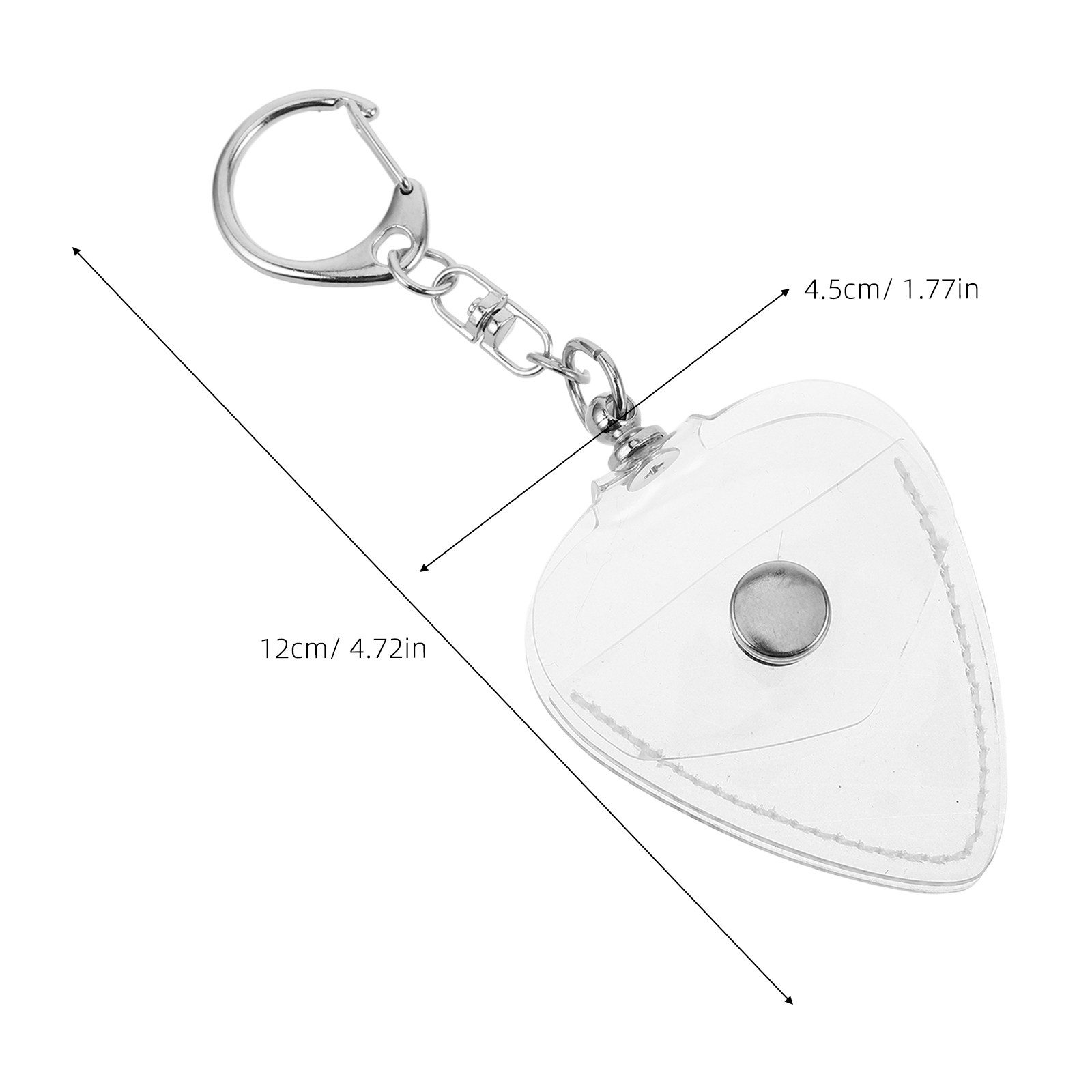 Transparent Guitar Pick Holder - đánh giá và giá Travel Accessories Holder