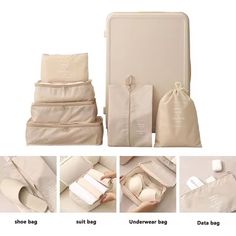 Travel Storage Bags Set 7/8/9/ - đánh giá và giá Travel Accessories Kit Bag