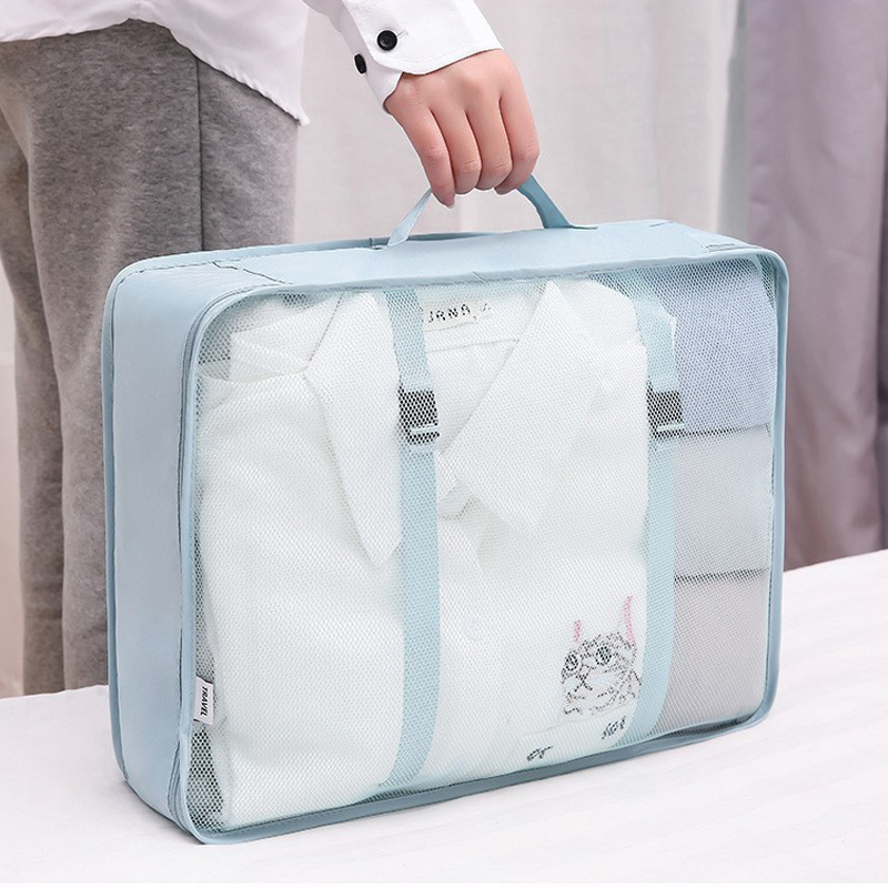 7-Piece Packing Cubes Set - Tr - đánh giá và giá Travel Accessories Kit Bag