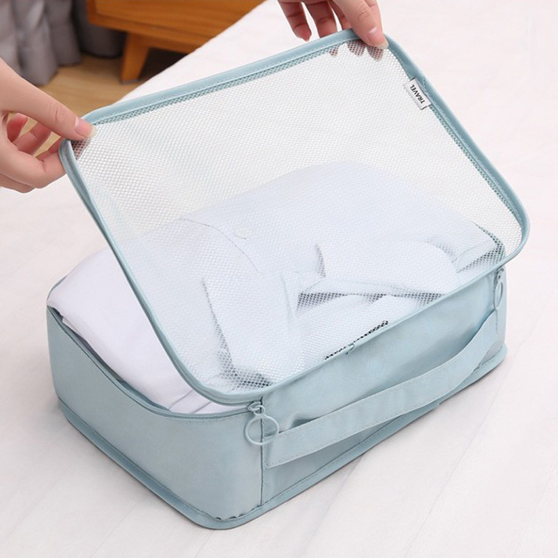 7-Piece Packing Cubes Set - Tr - đánh giá và giá Travel Accessories Kit Bag