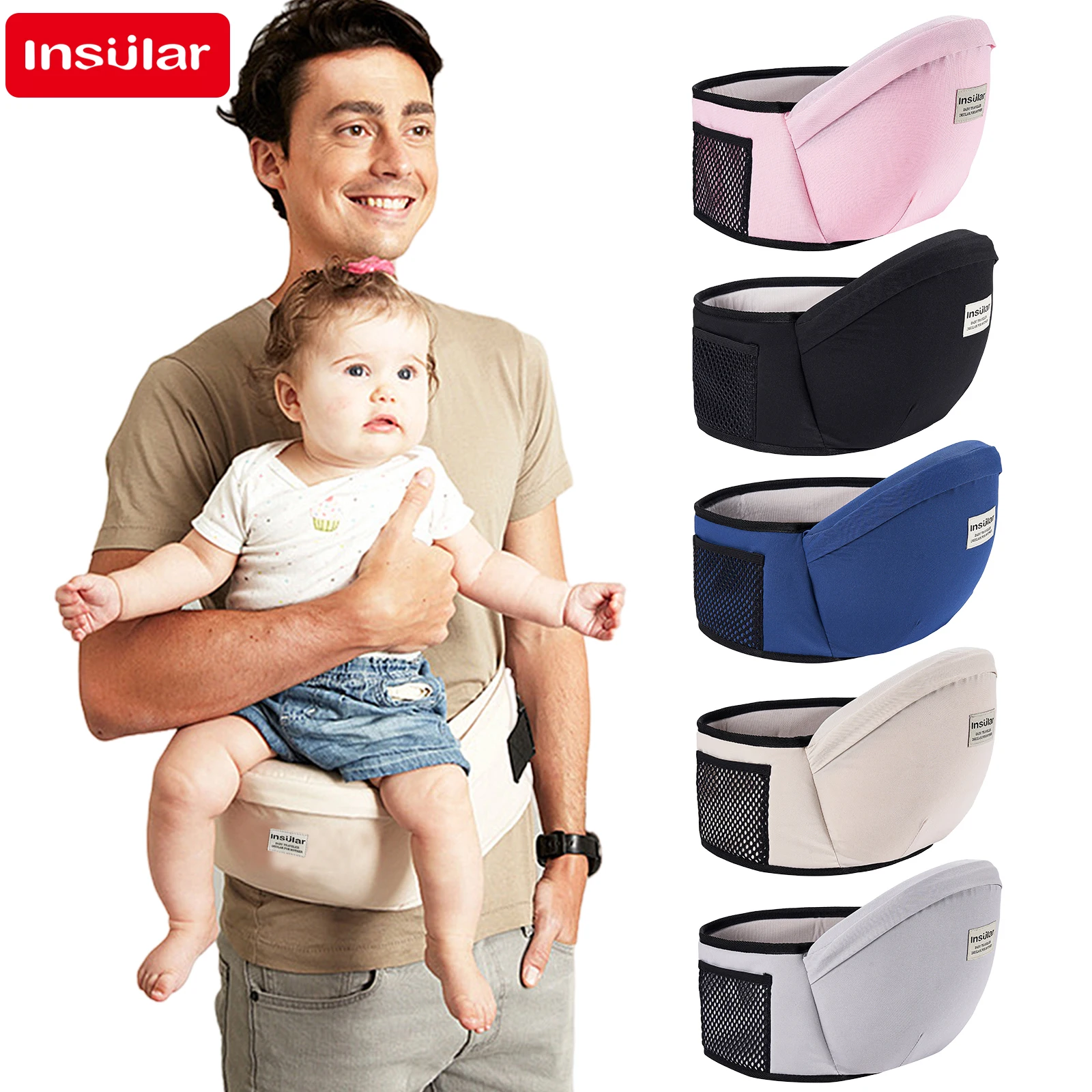 Thickened Baby Hip Seat Carrie - đánh giá và giá Travel Accessories Hip Belt