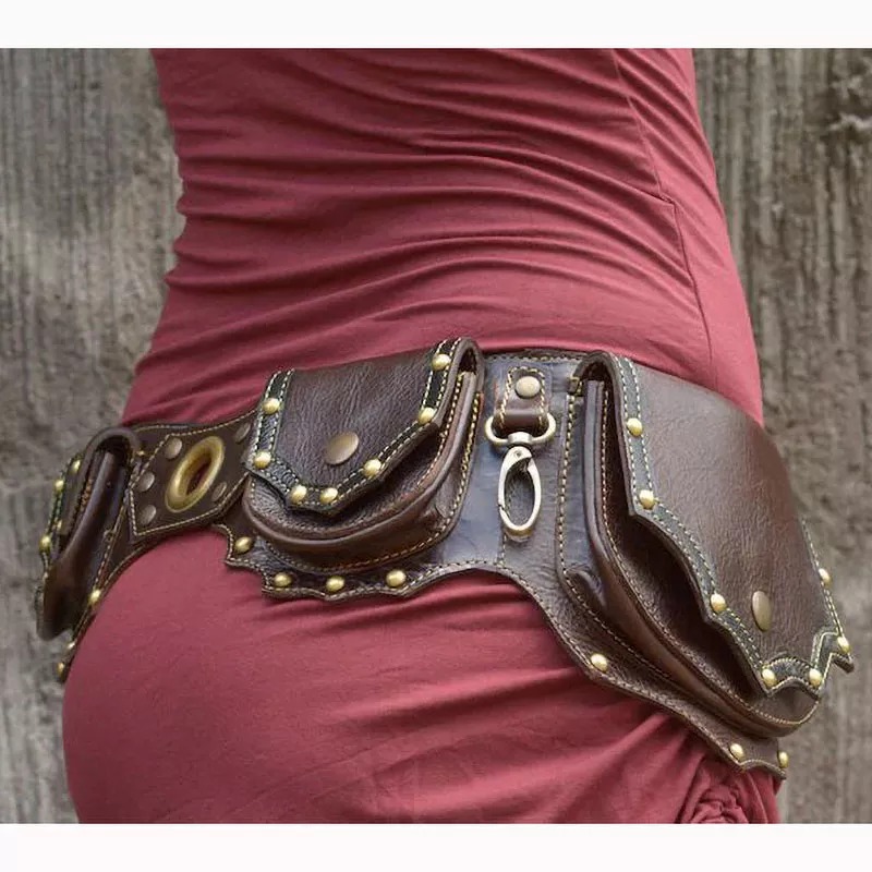 1pc Medieval Steampunk Leather - đánh giá và giá Travel Accessories Hip Belt