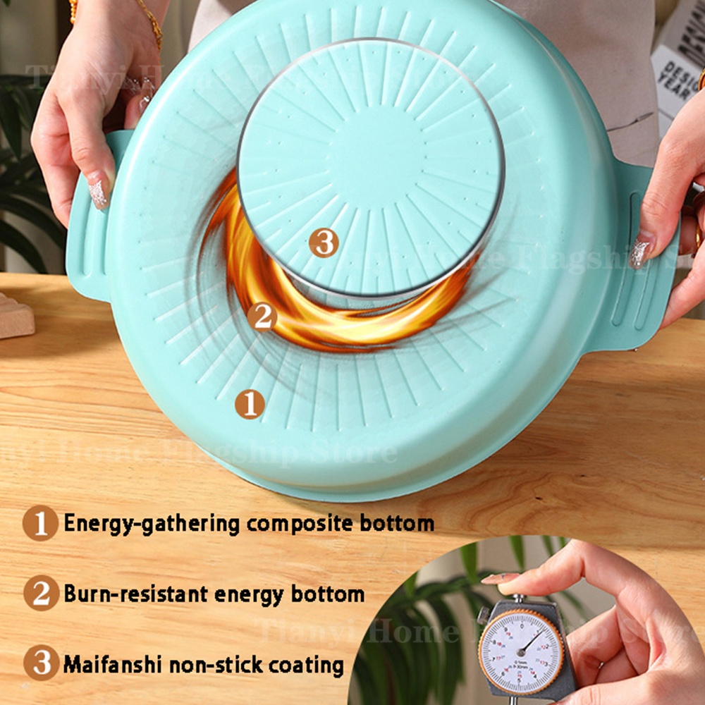 Grill Pan Round Non-Stick Barb - đánh giá và giá Travel Kitchen Accessories