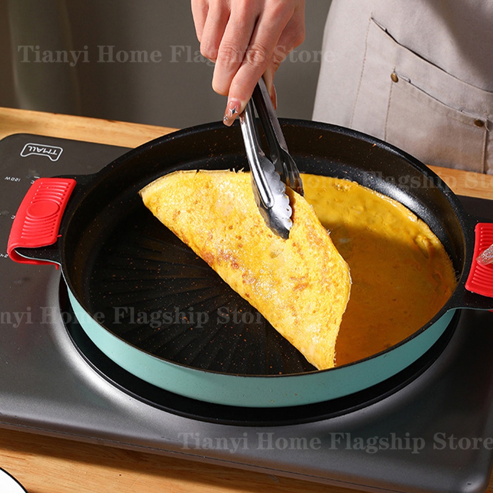 Grill Pan Round Non-Stick Barb - đánh giá và giá Travel Kitchen Accessories