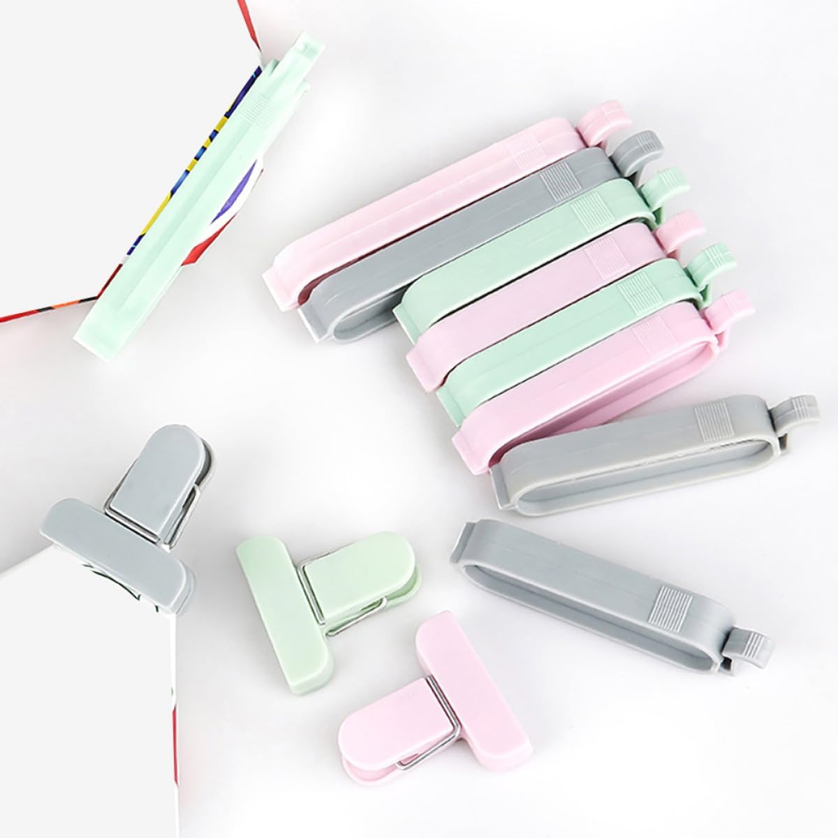 12pcs Plastic Bag Clips Sealin - đánh giá và giá Travel Kitchen Accessories