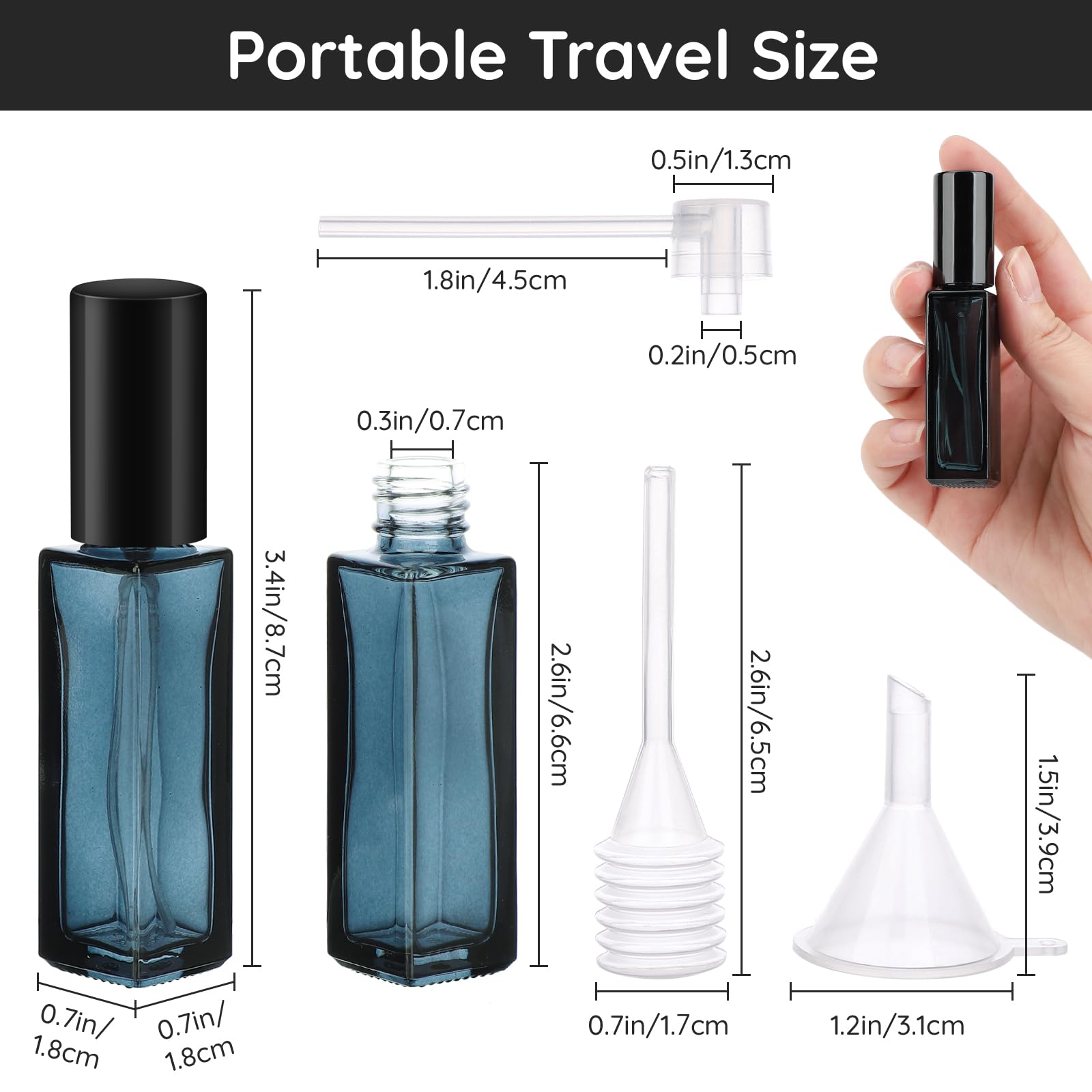 10pcs Perfume Bottle Spray Emp - đánh giá và giá Travel Accessories High End