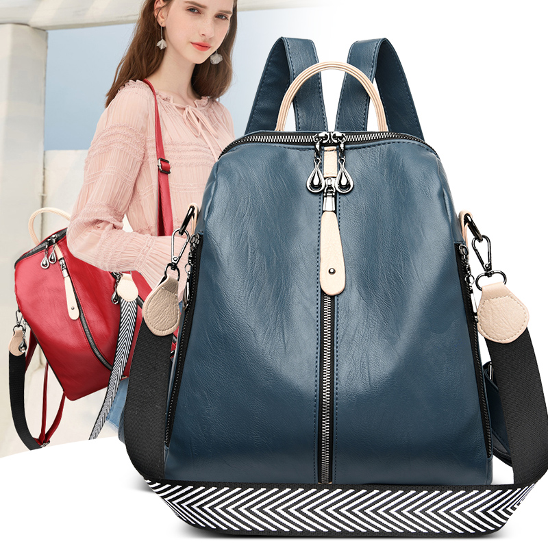 Fashion Backpack Women Soft Le - đánh giá và giá Travel Accessories Holder