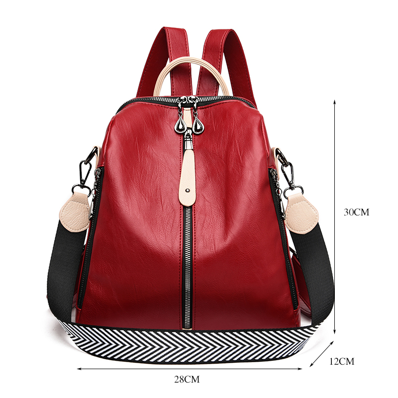 Fashion Backpack Women Soft Le - đánh giá và giá Travel Accessories Holder