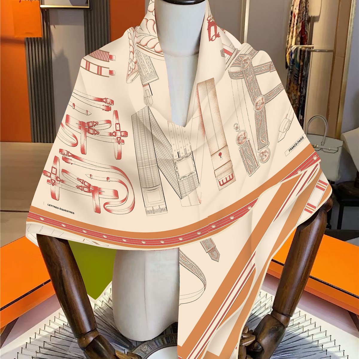 Faux Silk Wool Warm Scarf Wome - đánh giá và giá Travel Accessories High End