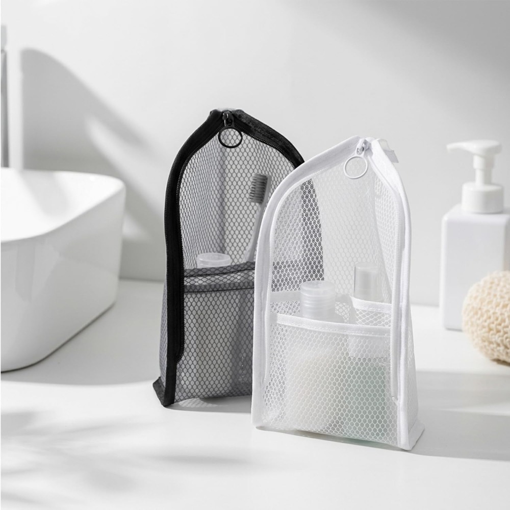 Mesh Toiletry Bag Breathable Q - đánh giá và giá Travel Accessories Holder