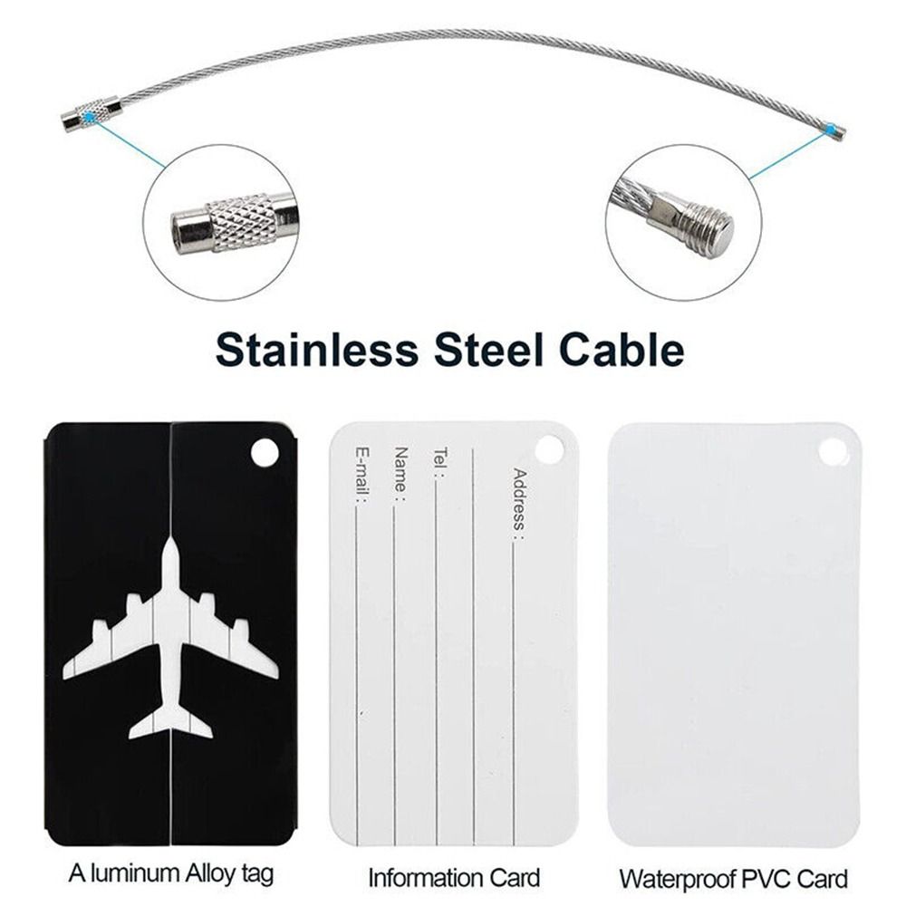 Aluminium Travel Luggage Tags  - đánh giá và giá Travel Accessories Must Have