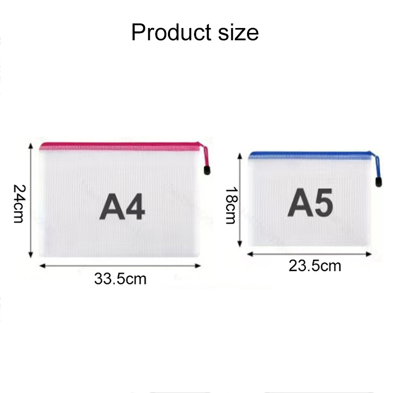 5/20PCS A4/A5 Mesh Zipper Pouc - đánh giá và giá Travel Accessories Must Have