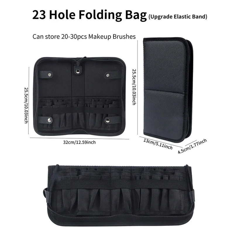 29/23 Holes Foldable Makeup Br - đánh giá và giá Travel Accessories Holder