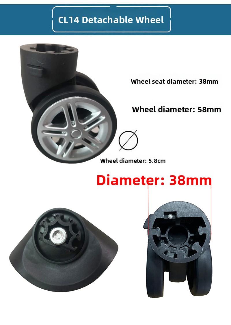 Detachable Luggage Wheel Acces - đánh giá và giá Travel Router Accessories